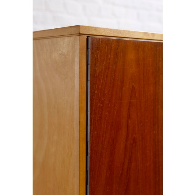 KB33 Wardrobe in Teak and Beech by Cees Braakman for Pastoe, 1950s For Sale - Image 17 of 18