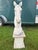 Elevate your estate's architecture with this commanding Vintage Hollywood Regency Monumental Concrete Horse Head Bust...