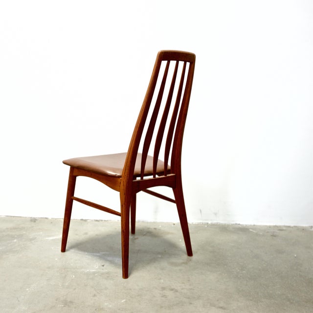Koefoed Hornslet “Eva” Set of 4 Teak Dining Chairs For Sale - Image 14 of 17