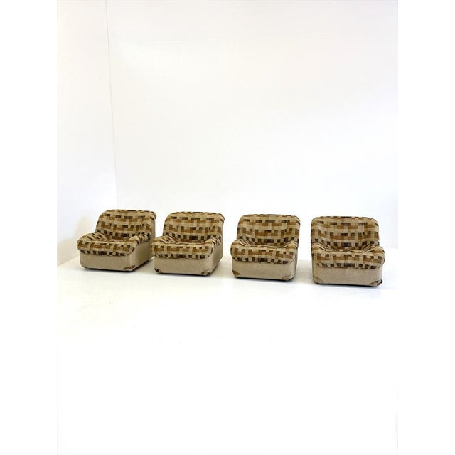 Vintage Caprice Armchairs by Henning Korch for Swan, 1970s For Sale - Image 9 of 18