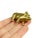 Brass Vintage Brass Pig Family Animal Figurines Model With Marble Stone Base - 5 Pieces For Sale - Image 8 of 9