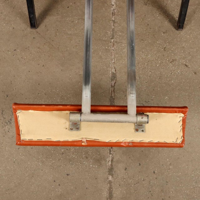 Brown Vintage Armchair in Foam, Upholstery, Leatherette & Metal, 1970s For Sale - Image 8 of 14