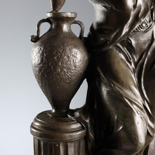 Bronze Female Figure by Emile Louis Picault For Sale - Image 5 of 10