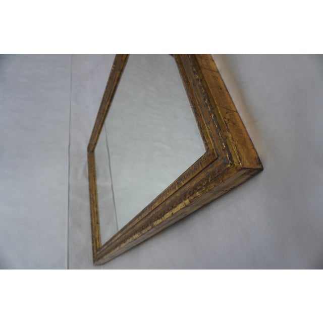 Large Gold Leaf Mirror by Melissa Levinson For Sale In Los Angeles - Image 6 of 8
