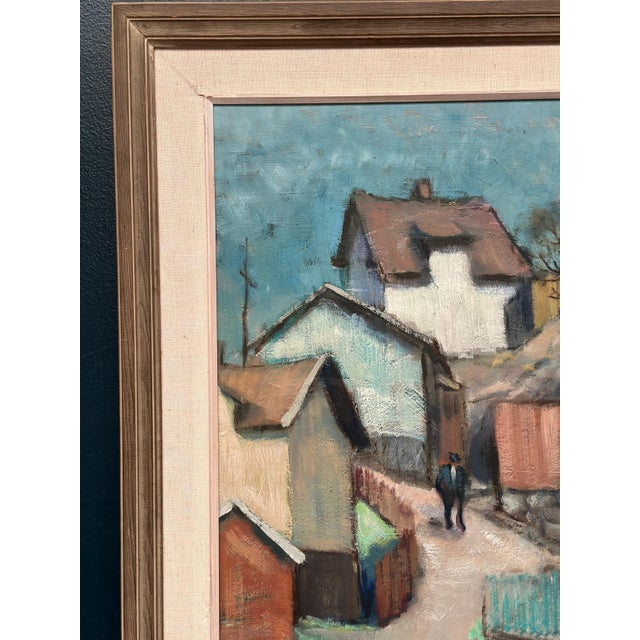 Gunnar Lundqvist, Path Between, 1970s, Oil on Panel, Framed For Sale - Image 14 of 17