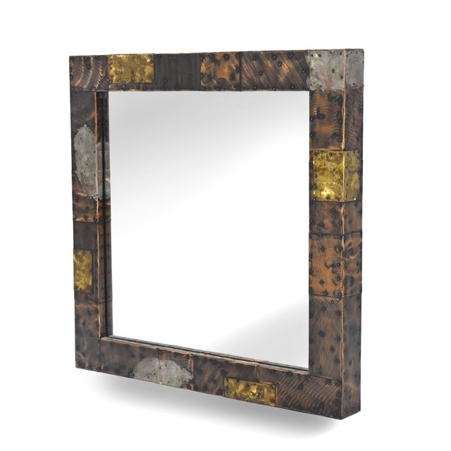 Paul Evans Patchwork Wall Mirror For Sale In Chicago - Image 6 of 10