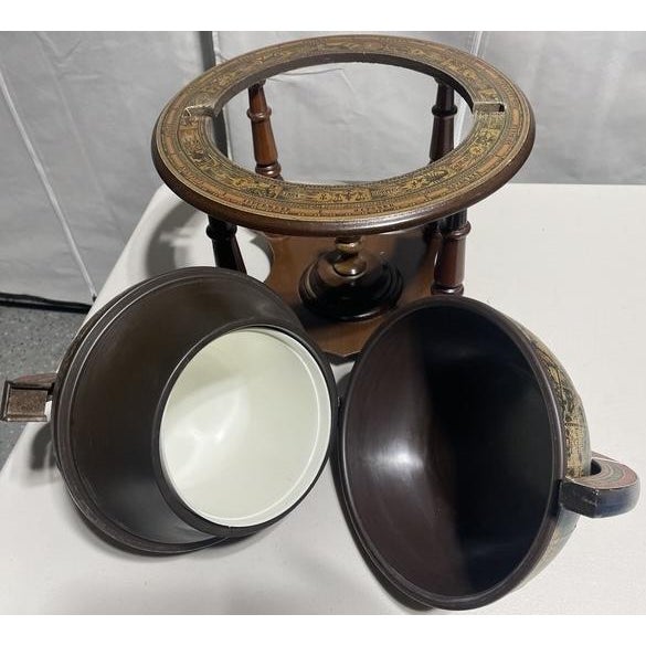 Vintage Globe Bar Ice Bucket For Sale - Image 4 of 7