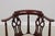 1980s Hickory Chair Mahogany Chippendale Style Corner Chair For Sale - Image 5 of 15