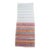 1970s Vintage Handmade Wool Cotton White Orange Area Rug For Sale