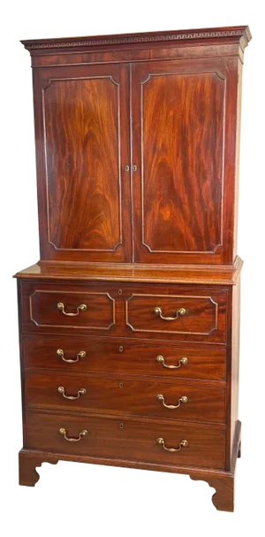 18th Century Chippendale Mahogany Library Bookcase, 1760s