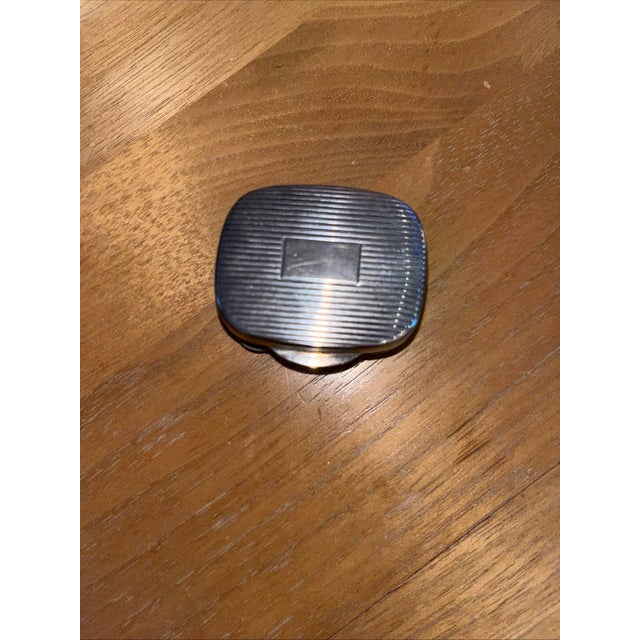 Mid-Century Modern 1970s Tiffany & Co Silver Pillbox For Sale - Image 3 of 3