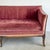 Early 20th Century Antique Rose Velvet Hand-Carved Sofa For Sale - Image 5 of 12