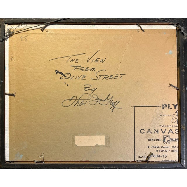 Mid-Century Thomas Fisk Goff Plein Air Seascape Oil Painting For Sale In Los Angeles - Image 6 of 9