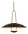 Satellit 55 Brass Black Pendant Lamp by Johan Carpner for Konsthantverk For Sale