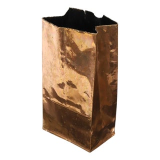 Paper Bag by California Bronze For Sale
