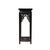5.75" Dark Brown Scroll Pattern Square Tall Slim Wood Display Stand Riser For Sale - Image 10 of 10
