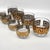 Culver Ltd. Vintage 22k Gold Greek Key Double Old Fashioned & Rocks Glasses Set of 8 For Sale - Image 4 of 12