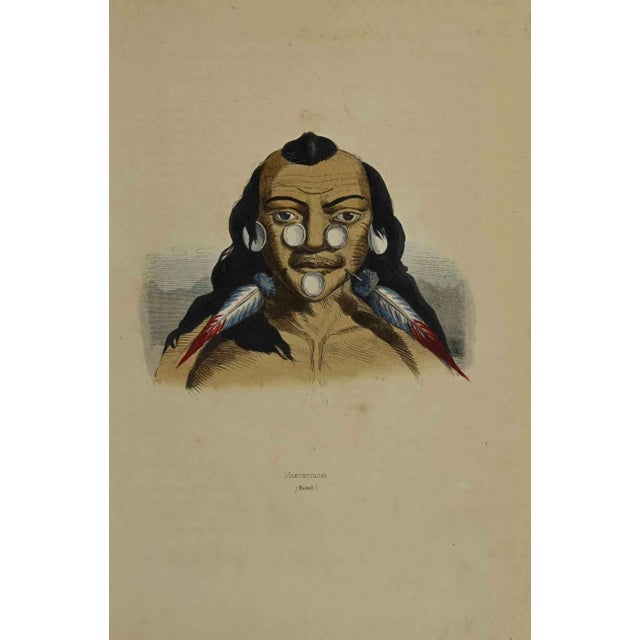 Maxourounas is a hand colored lithographs made by Auguste Wahlen in 1844. Good conditions. The artwork belongs to the...