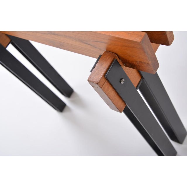 Mid-Century Modern Bench by Inge & Luciano Rubino for Apec, 1960s For Sale - Image 11 of 16