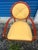 Yellow Vintage McGuire San Francisco Rattan Target Back Arm Chair For Sale - Image 8 of 11