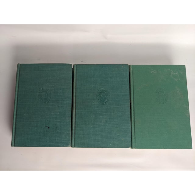 Vintage 1948–1955 Funk & Wagnalls Encyclopedia Yearbooks – Set of 3 Green Books For Sale In New York - Image 6 of 12