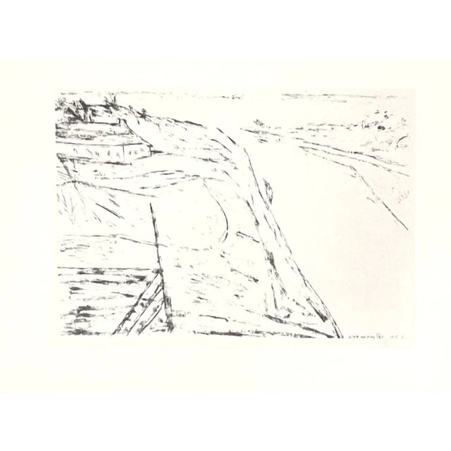 Artist: Paul Klee Country: Switzerland / Germany Title: River View – 1912 Medium: Engraving – 10 printed: 1947 by Meriden...