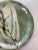 Contemporary Studio Pottery Plate With Eucalyptus Leaf Embossing For Sale - Image 3 of 12