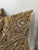 Early 21st Century Blue and Beige Paisley Pattern Decorative Pillows - A Pair For Sale - Image 5 of 7