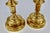 Pair of Mid 20th Century Brass Pillar Candle Holders For Sale - Image 4 of 5