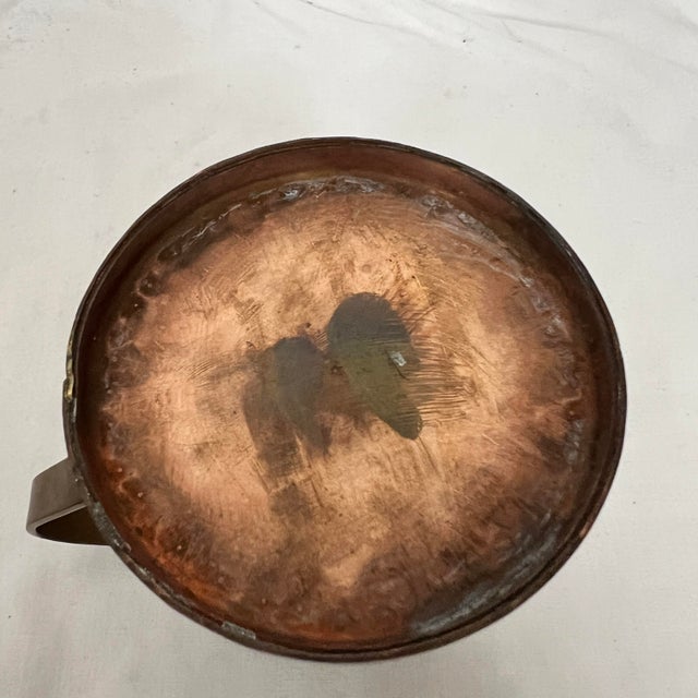 Mid 20th Century Handmade Copper Tankard Mug For Sale - Image 5 of 6