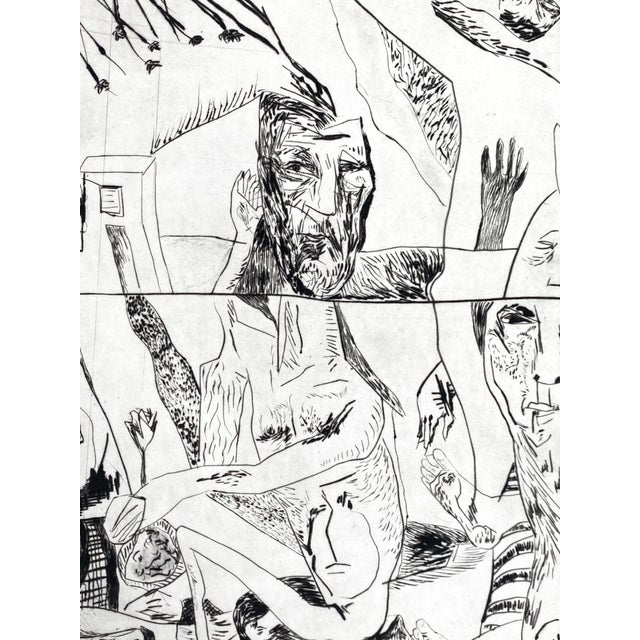 Jana Grzimek, Composition, 1998, Etching For Sale - Image 6 of 9