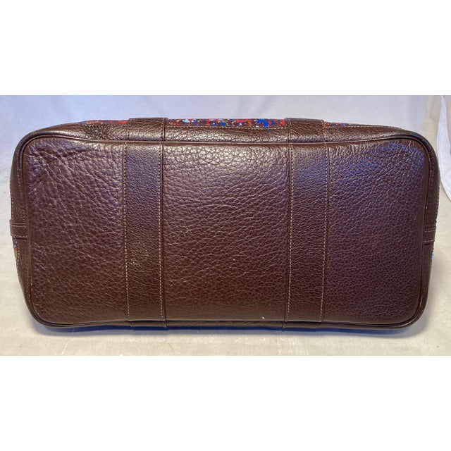 Hermes Pointillism Hand Painted Garden Party 35 Tote For Sale - Image 10 of 12