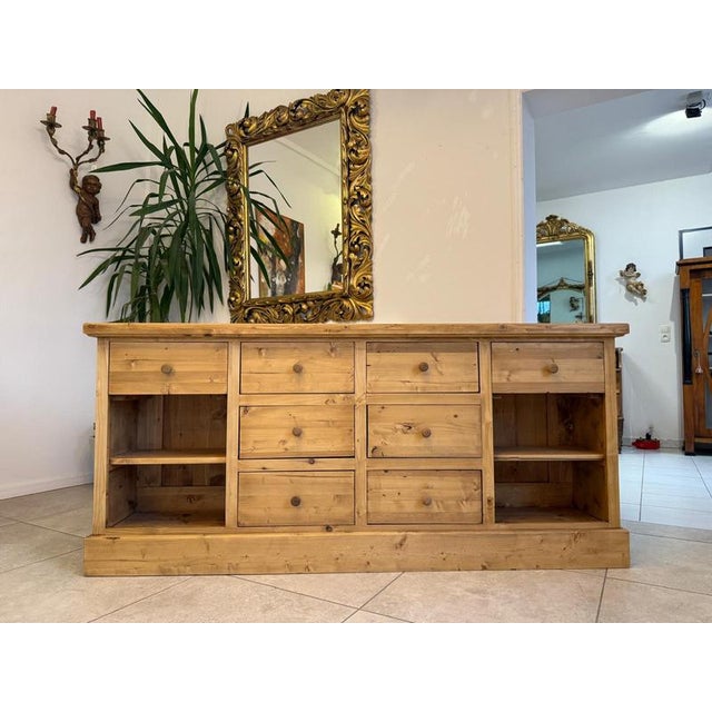 Antique Reclaimed Wood Shop Cabinet For Sale - Image 17 of 17