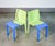Laleggera Painted Chairs by Michelangelo Pistoletto for Alias, 2009, Set of 4 For Sale - Image 3 of 14