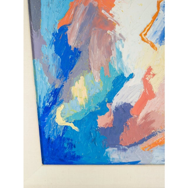1990's Contemporary Modern Abstract Painting by Corrie McCallum of Charleston For Sale - Image 9 of 12