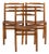 Chairs in Beech and Moulded Plywood, Central Europe, 1960, Set of 3 For Sale