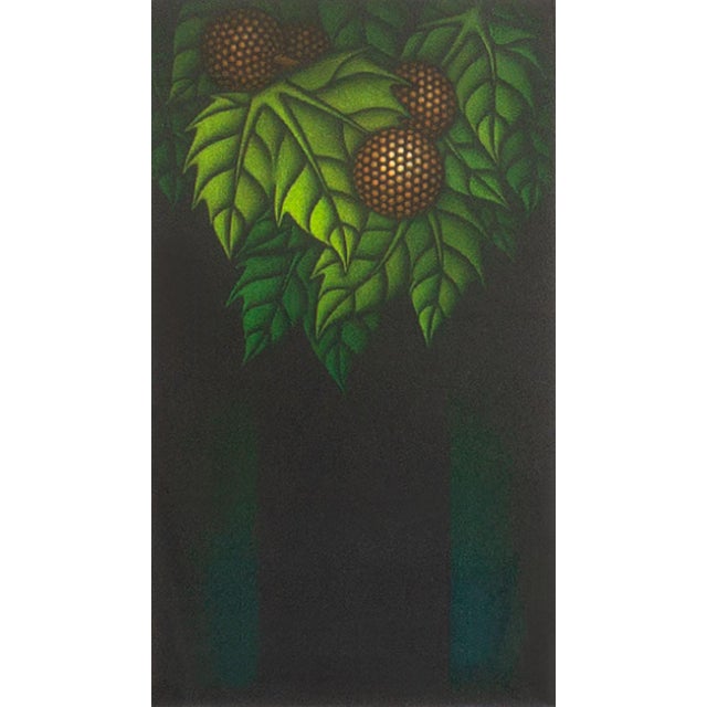 A 1980 mezzotint by the Japanese artist Kazuhisa Honda (born 1948). Titled "Honda Berry," this work depicts round berries...
