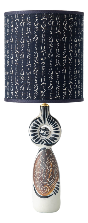 Spanish Modernist Ceramic Female Figure Lamp by Alfonso Otero Regal, 1970s