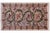Gray Shabby Chic Floral 1990's Pak-Persian Green/Green Wool Rug - 2'2'' X 4'1'' For Sale - Image 8 of 9