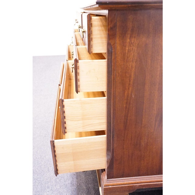 Wood Cresent Furniture Solid Cherry Traditional Style 68" Triple Dresser 7268 For Sale - Image 7 of 13