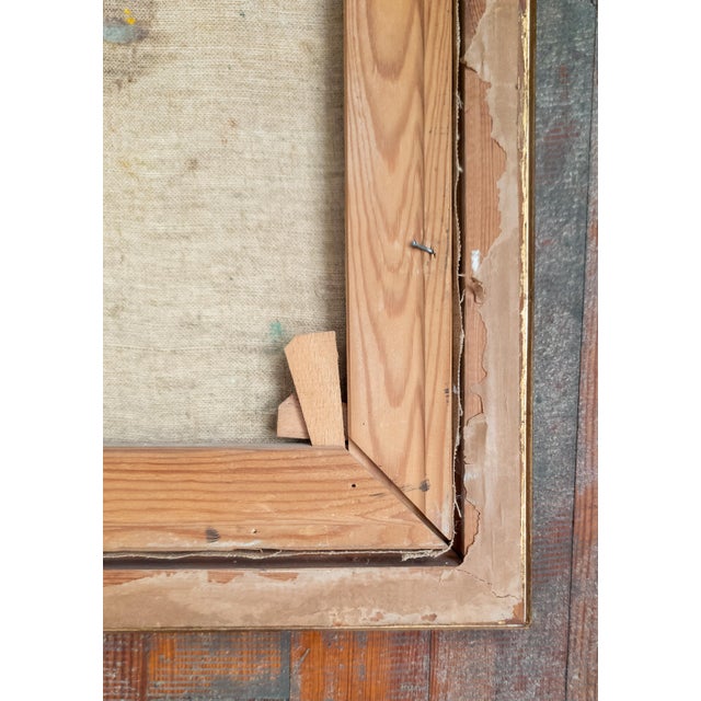 Mid-Century Oil Painting After Rousse (La Toilette) by Henri Toulouss For Sale - Image 14 of 14