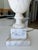 Large Pair Italian Column Neoclassical Alabaster Table Lamps For Sale - Image 15 of 16