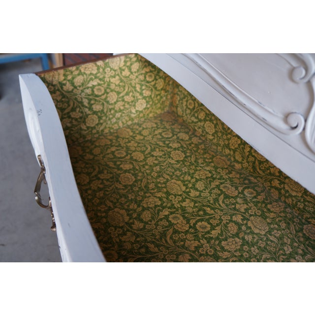 Gray Antique French Painted Chest of Drawers For Sale - Image 8 of 11