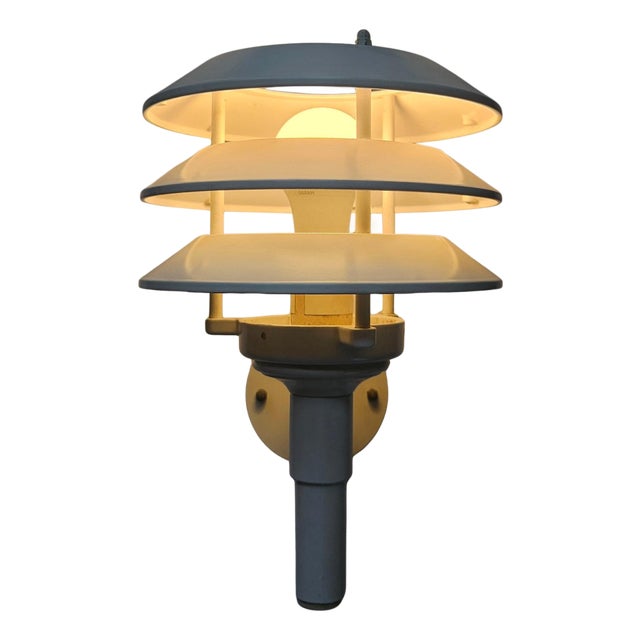 Mid-Century Wall Lamp in the style of Poul Henningsen, Germany, 1970s For Sale