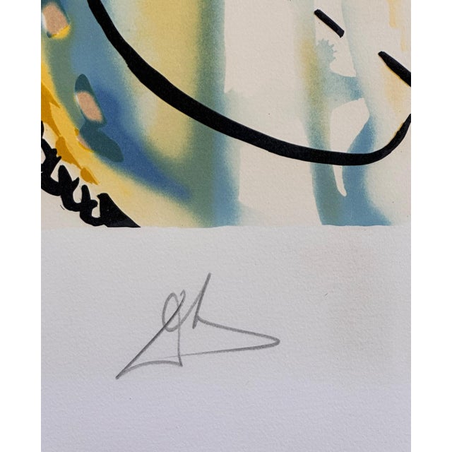 Surrealism 1980s Dali Fleurs Surrealiste Vanishing Face Hand Sign Numbered Lithograph Surreal Art For Sale - Image 3 of 5