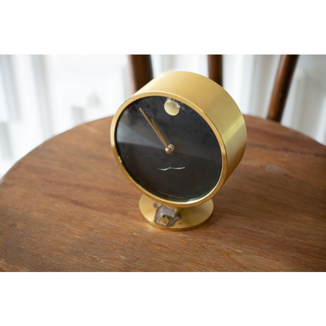 1960s Howard Miller Mid-Century Modern Clock For Sale - Image 9 of 9