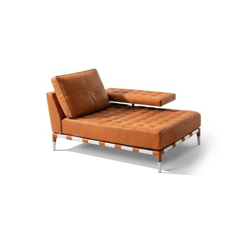 Mid-Century Steel and Leather Prive Sofa by Philippe Starck for Cassina For Sale - Image 12 of 16