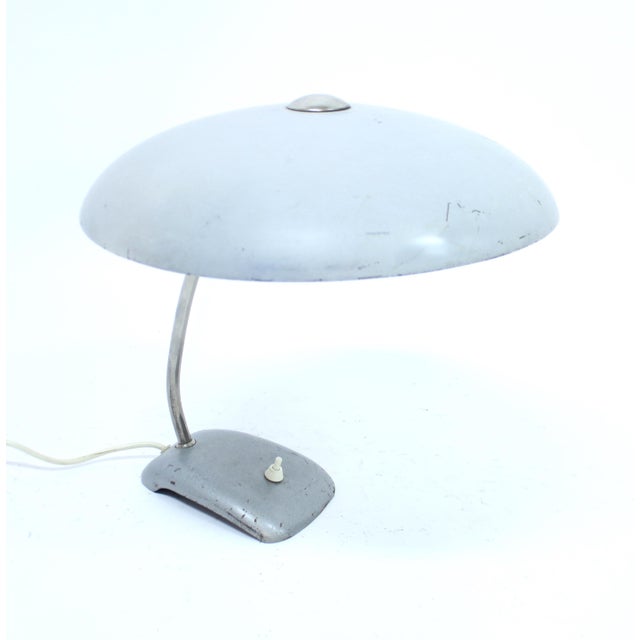 1930s Industrial Table Lamp attributed to Christian Dell for Kaiser Idell, 1930s For Sale - Image 5 of 18