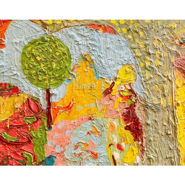 Rich, spicy colours combine with pastels in this Indian inspired painting from British artist Paul Wadsworth. Paul’s...