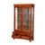 Neoclassical Antique Mahogany & Satinwood Two Door Five Drawer China Cabinet Circa 1920 For Sale - Image 3 of 13
